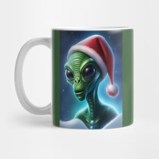 Alien Santa Claus Mug